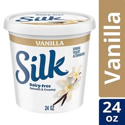 Silk Vanilla Soy Milk Yogurt Alternative 24 Oz