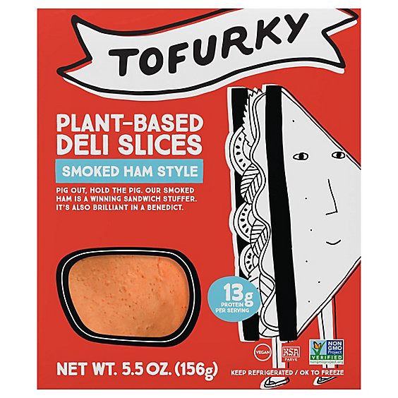 slide 1 of 1, Tofurky Smoked Ham Style Deli Slices, 5.5 Oz - 5.5oz, 5.5 oz