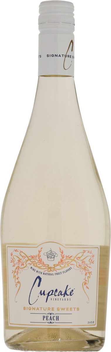 slide 5 of 9, Cupcake Signature Sweets Peach Wine 25.4 fl oz, 25.4 fl oz