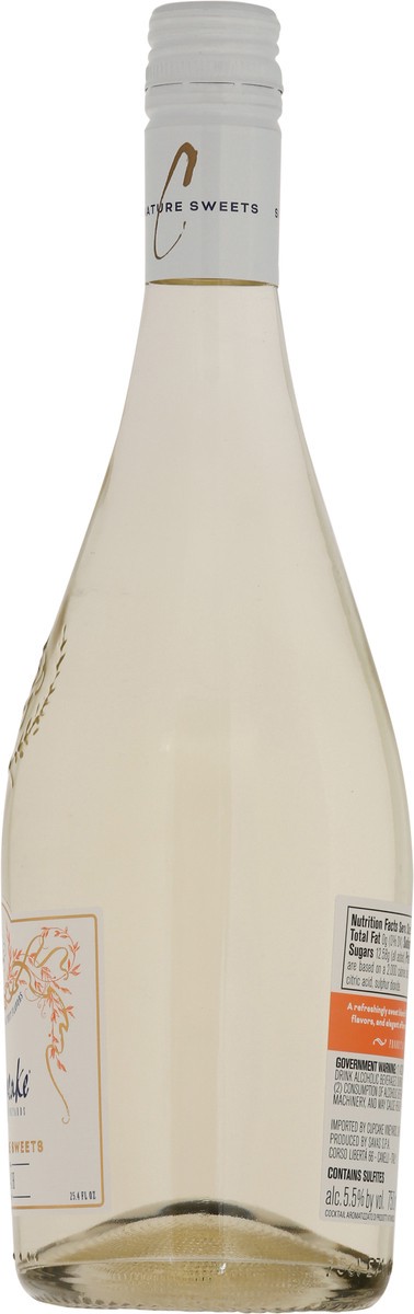 slide 7 of 9, Cupcake Signature Sweets Peach Wine 25.4 fl oz, 25.4 fl oz