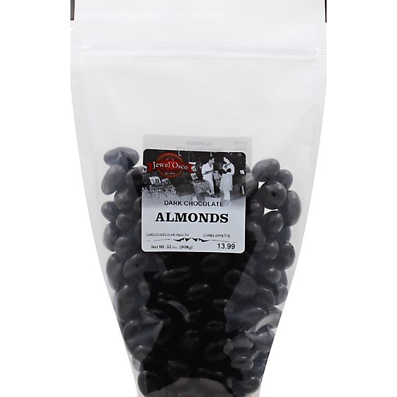 slide 1 of 1, Dark Chocolate Almond Zip Bag - 32 Oz, 32 oz