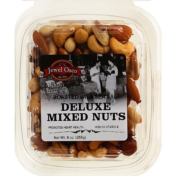 slide 1 of 1, Deluxe Mixed Roasted Nut Tub - 9 Oz, 9 oz