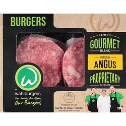 Wahlburger Beef Ground Beef Patties 80% Lean 20% Fat - 1.3 Lb