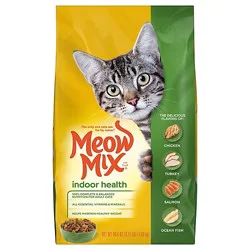 Meow Mix Cat Food Dry Indoor Formula - 50.4 Oz