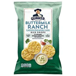 Popped Rice Crisps Gluten Free Buttermilk Ranch - 3.03 Oz