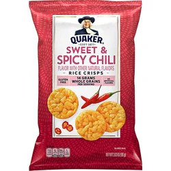 Quaker Popped Rice Crisps Gluten Free Sweet & Spicy Chili - 3.03 Oz