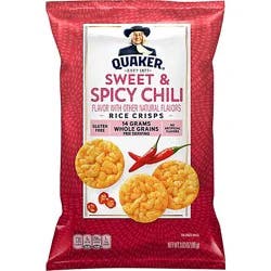 Quaker Popped Rice Crisps Gluten Free Sweet & Spicy Chili - 3.03 Oz