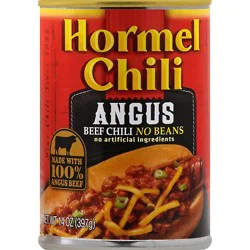 Hormel Angus Chili No Beans - 14 Oz