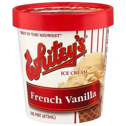 Whiteys French Vanilla Ice Cream - 16 Oz