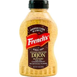 French's Stone Ground Dijon Mustard - 12 Oz