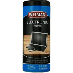 Weiman Etronic Wipes - 30 Count