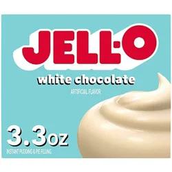 Jell-O White Chocolate Artificially Flavored Instant Pudding & Pie Filling Mix - 3.3 Oz