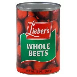 Liebers Whole Beets Canned