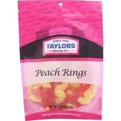 Taylors Peach Rings - 8 Oz