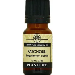 Plantlife Natural Body Care Essential Oil Patchouli, 0.34 Fz - 0.33814 Fl. Oz.