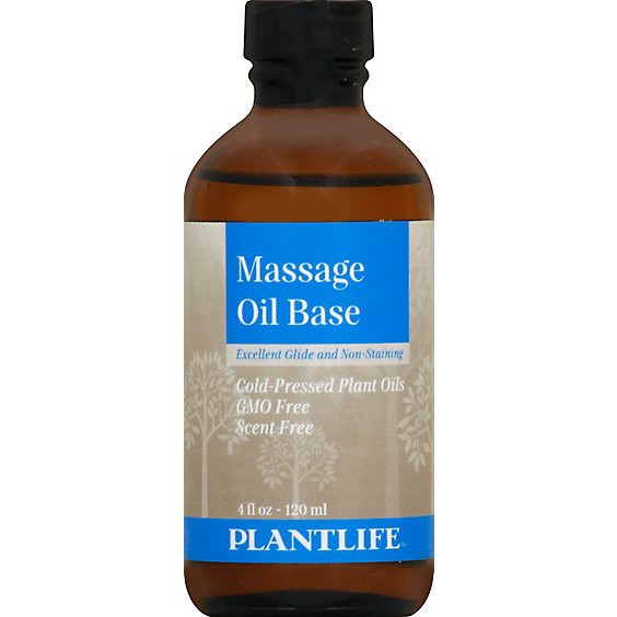 slide 1 of 1, Plantlife Carrier Oil Massage Oil Base, 4 Fz - 4 Fl. Oz., 4 fl oz