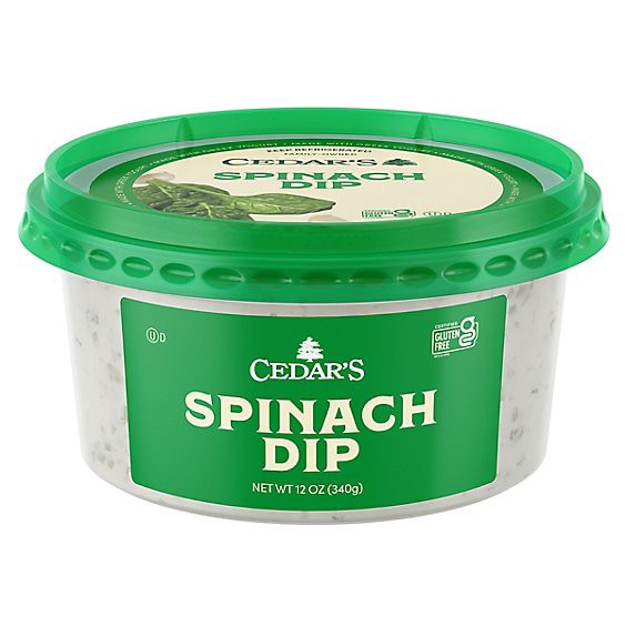 slide 1 of 7, Cedars Spinach Dip - 12 Oz, 12 oz