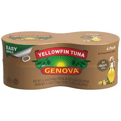 Tonno Genova Solid Tuna In Olive Oil Canned - 4-5 Oz