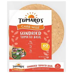 Tumaros Tortillas Low Carbs Multigrain - 8 Count