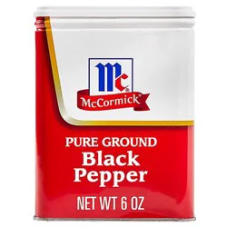 Mccormick Pure Ground Black Pepper - 6 Oz