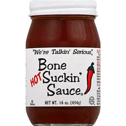 Bone Suckin Sauce Hot - 16 Oz