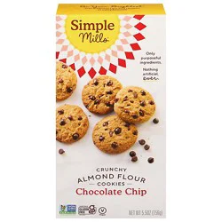 Simple Mills Crunchy Chocolate Chip Almond Flour Cookies - 5.5 Oz