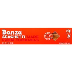Banza Spaghetti Made From Chickpeas Box - 8 Oz