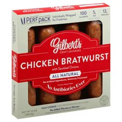Gilberts Chicken Bratwurst - 10 Oz