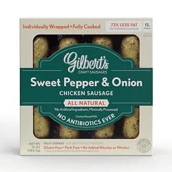 Gilbert Chicken Sausage Pepper & Onion - 10 Oz