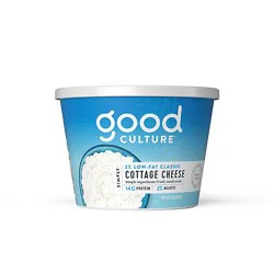 Good Culture Simply Cottage Cheese 2% Milkfat Lowfat Classic - 16 Oz