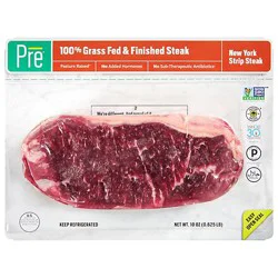 Pre Beef Boneless Strip Steak - 10 Oz