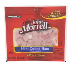 John Morrell Cubed Ham - 8 Oz