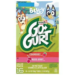 Yoplait Gogurt Strawberry/berry Smoothie 16 Count - 32 Oz