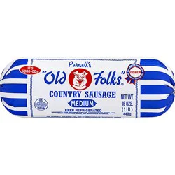 Old Folk Med Roll Sausage - 16 Oz