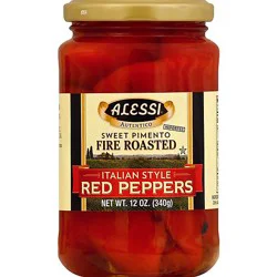 Alessi Roasted Peppers - 12 Oz
