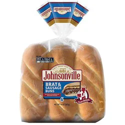 Johnsonville Brat Buns 6 Count