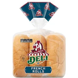 Aunt Millies Deli French Rolls 6 Count