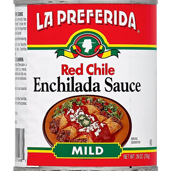 slide 1 of 1, La Preferida Enchilada Sauce Red Chile, Mild, 28.0 Oz - 28 Oz, 28 oz