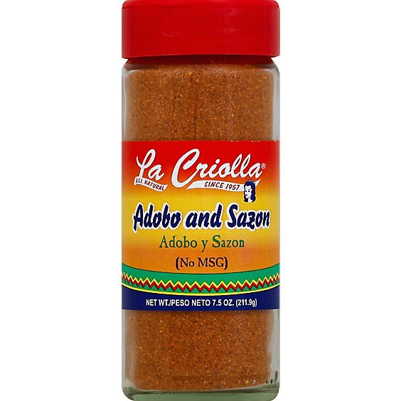 slide 1 of 1, La Criolla Adobo And Sazon, 7.5 Oz - 7.5 Oz, 7.5 oz