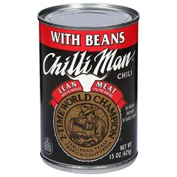 Chilli Man Chili With Beans Lean Meat Can - 15 Oz