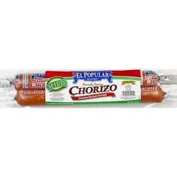 El Popular Original Chorizo - 12 Oz