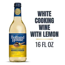 Holland House White Cooking Wine With Lemon - 16 Oz