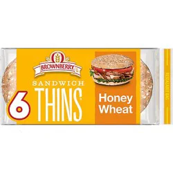 Brownberry Honey Wheat Sandwich Thins - 12 Oz