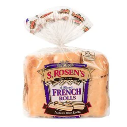 S.rosens French Rolls - 6 Count
