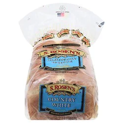 S.rosens Country White Bread - 24 Oz