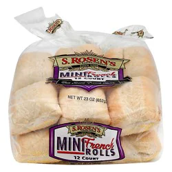 S.rosens French Rolls Mini - 12 Count