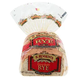 S.rosens Seeded Rye Bread - 16 Oz