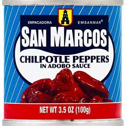 Empacadora San Marcos Chipotle Peppers In Adobo Sauce 3.5 Oz - 3.5 Oz