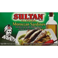 Sultan Sardine In Hot Olive Oil - 4.37 Oz