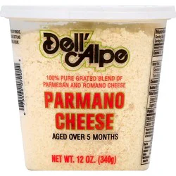Dell Alpe Grated Parmesan Romano Cheese - 12 Oz